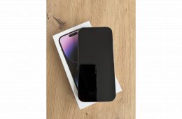 iPhone 14 pro, deep purple, 128 gb, független, e-sim