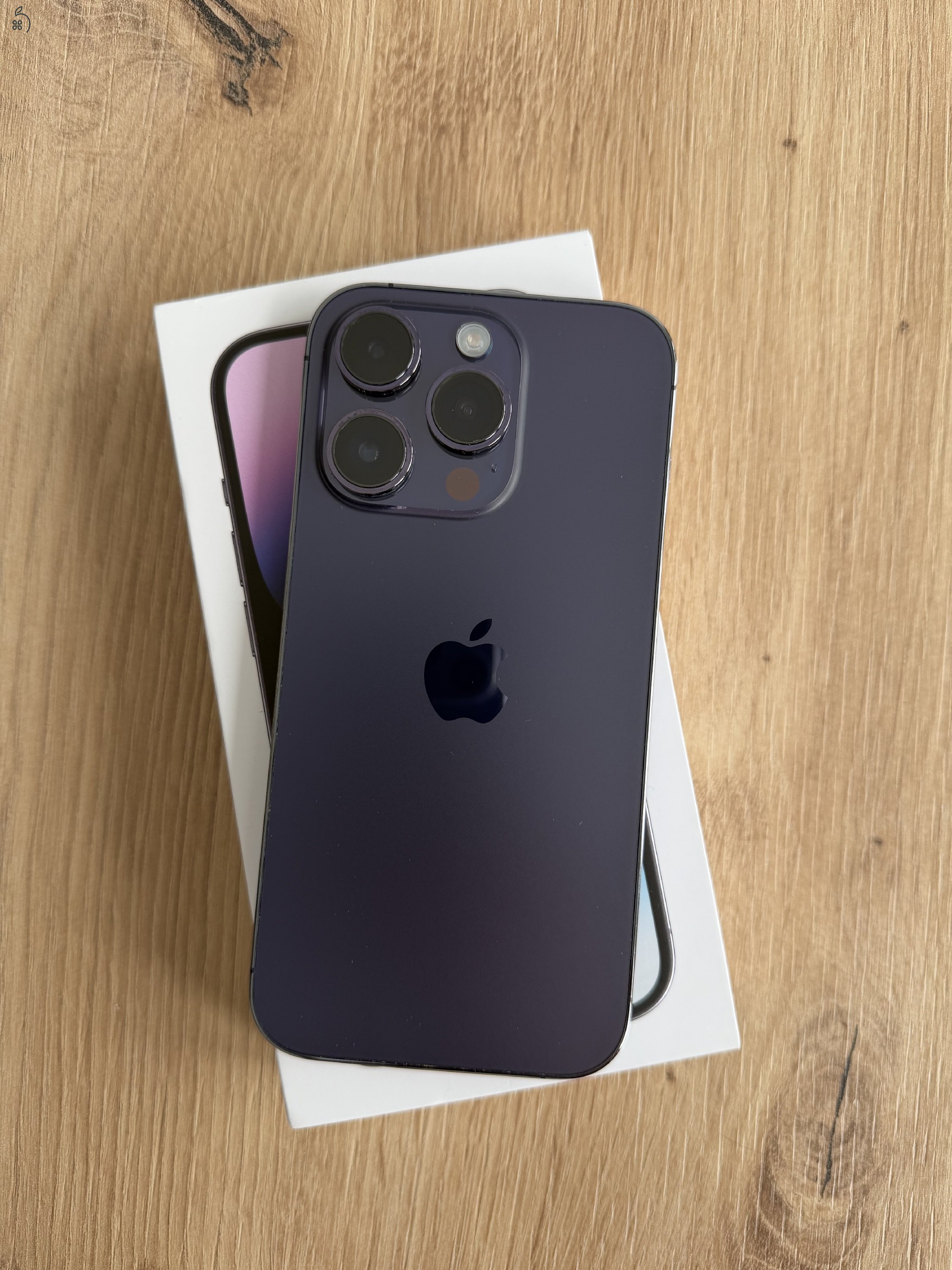 iPhone 14 pro, deep purple, 128 gb, független, e-sim