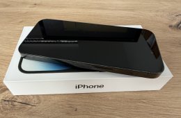 iPhone 14 pro, space black, 128 gb, független, e-sim 