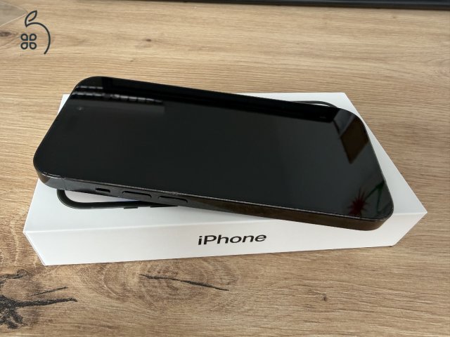 iPhone 14 pro, space black, 128 gb, független, e-sim 