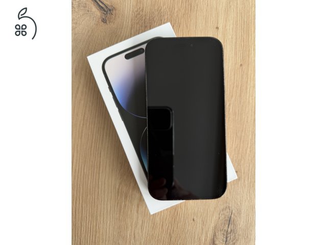 iPhone 14 pro, space black, 128 gb, független, e-sim 