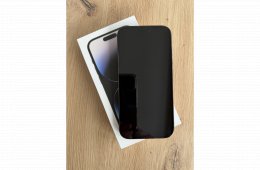 iPhone 14 pro, space black, 128 gb, független, e-sim 