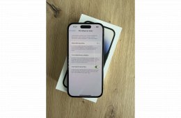 iPhone 14 pro, space black, 128 gb, független, e-sim 