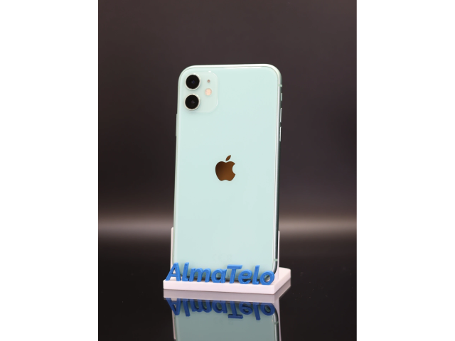 Apple iPhone 11 128 GB Green 100% akku - 12 HÓ GARANCIA
