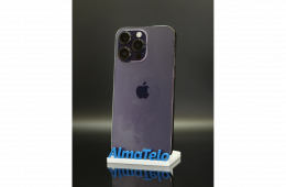 Apple iPhone 14 Pro Max 256 GB Deep Purple 100% akku - 12 HÓ GARANCIA