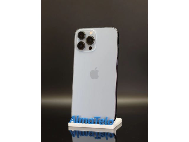 Apple iPhone 13 Pro Max 256 GB Sierra Blue 100% akku - 12 HÓ GARANCIA