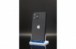 Apple iPhone 12 256 GB Black 100% akku - 12 HÓ GARANCIA