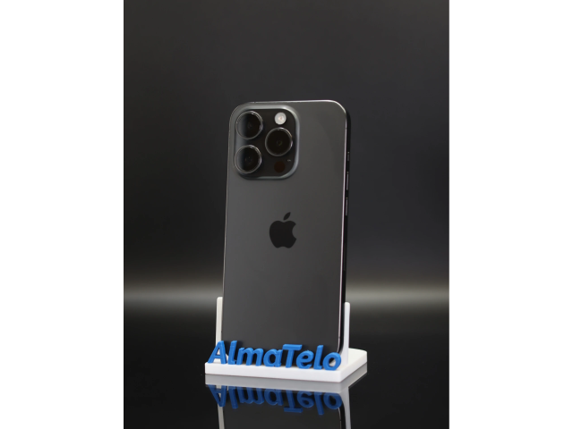 Apple iPhone 15 Pro 256 GB Black Titanium 100% akku - 12 HÓ GARANCIA