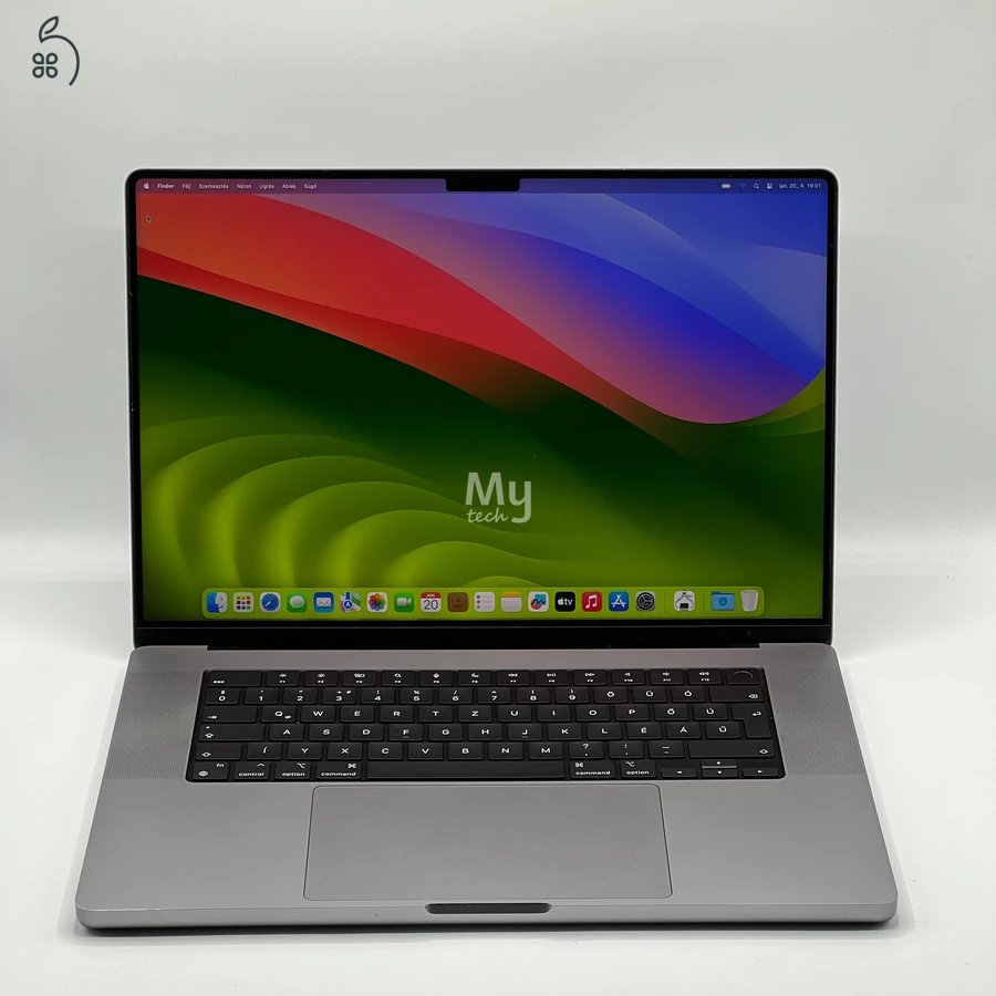 MacBook Pro 16″ 2021, M1 Pro 10 Cores, 32 GB RAM, 16 core GPU, 1024 GB SSD 27% Áfás (0337AB-4248 )