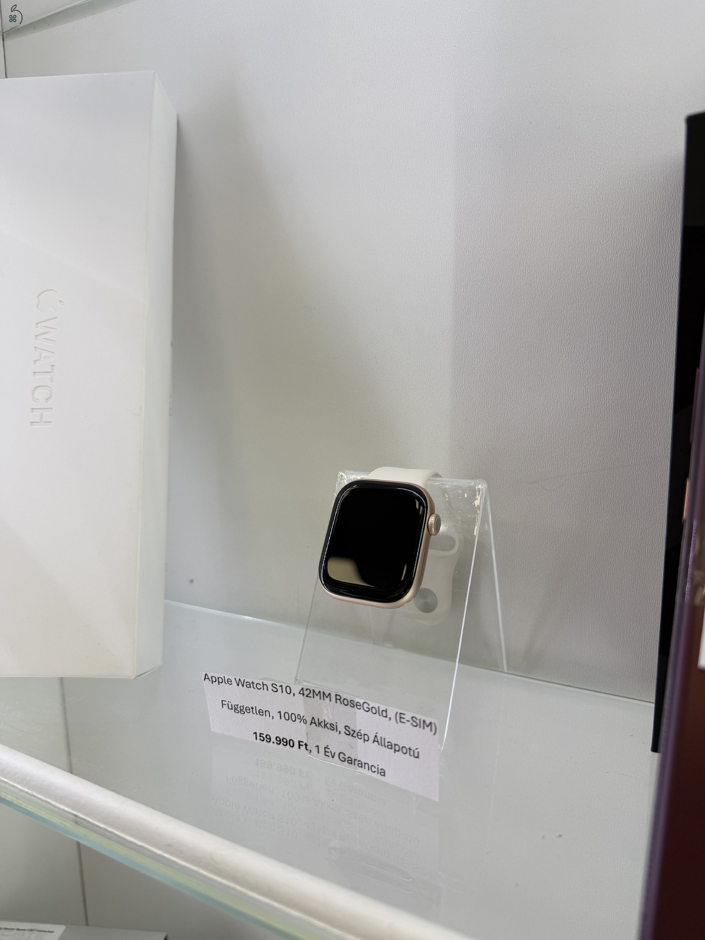 (Akció) Apple Watch Series 10, 42MM, Rose Gold, E-SIM változat