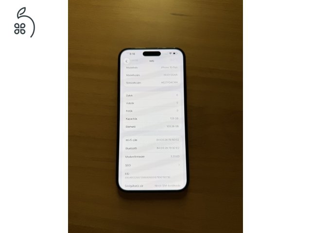 Apple iPhone 15 Plus 128GB - Fekete