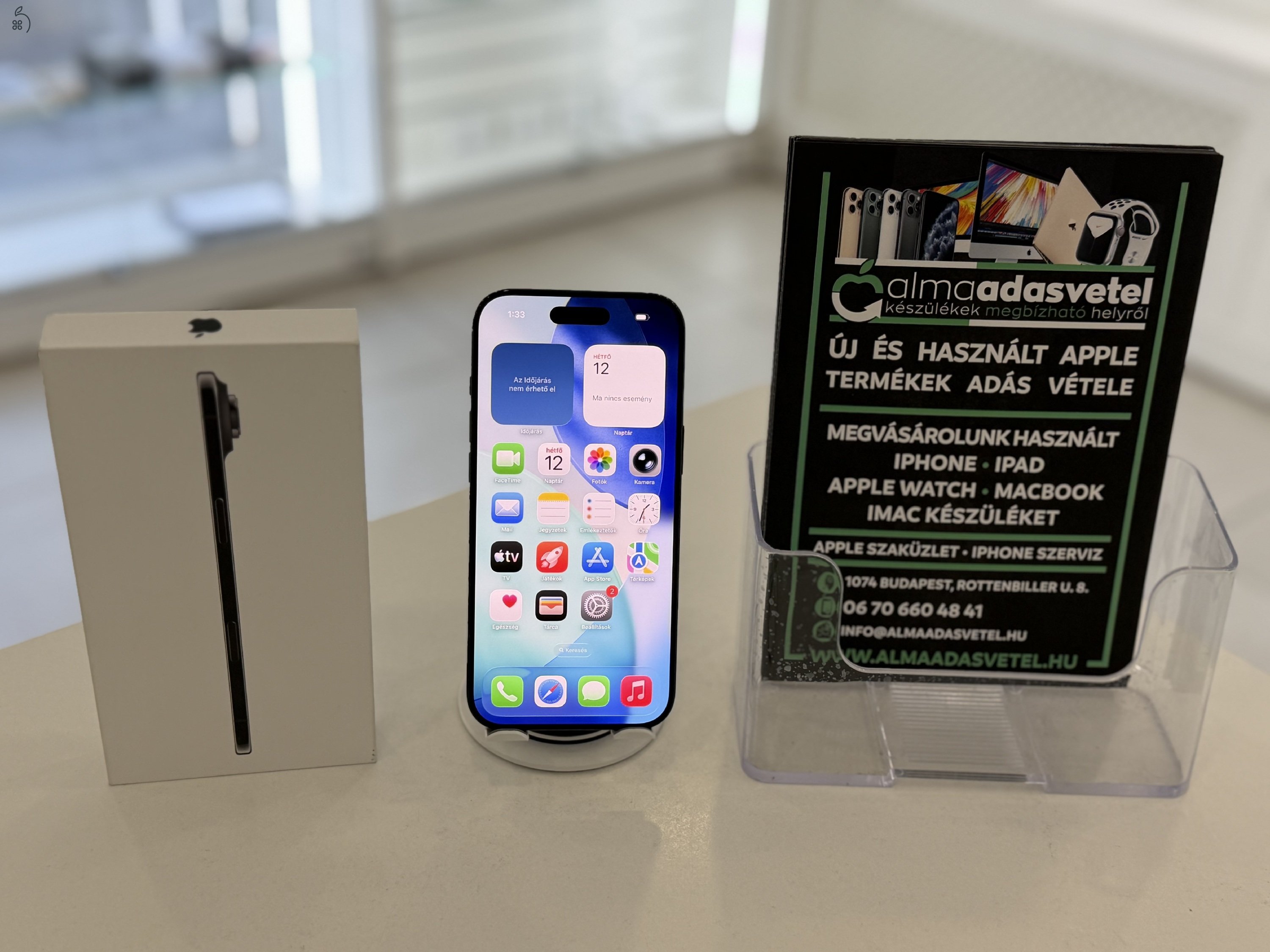 iPhone Air 256GB Független Karcmentes/2026.12.07.Apple Mar.Akku 100%/p4669