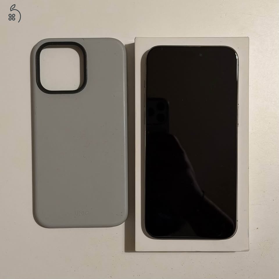 Apple iPhone 15 Pro Max 256GB, Natural Titanium, 86% AKKU, 12 HÓ GAR!