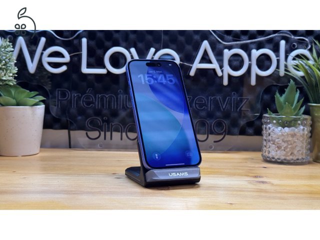  iPhone 16, 128GB, Kék, 100% Akku, Független - 1ÉV Garancia, Számla 