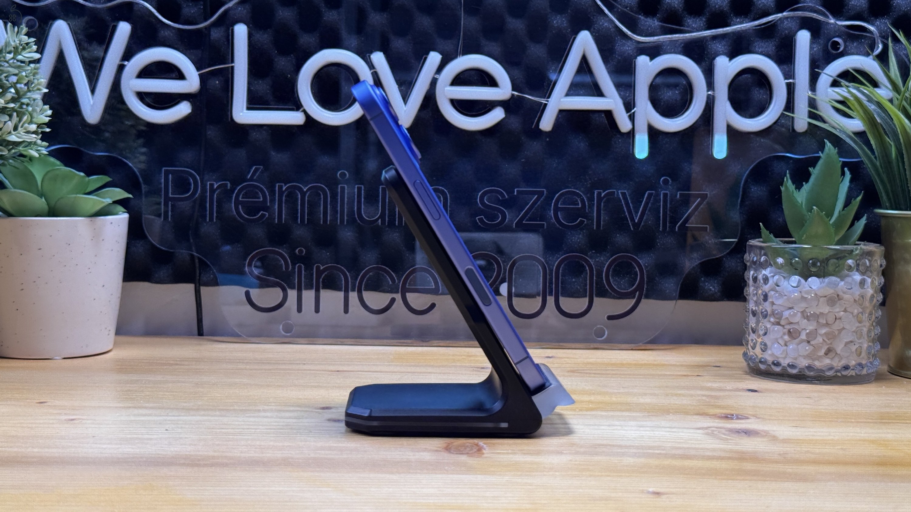  iPhone 16, 128GB, Kék, 100% Akku, Független - 1ÉV Garancia, Számla 