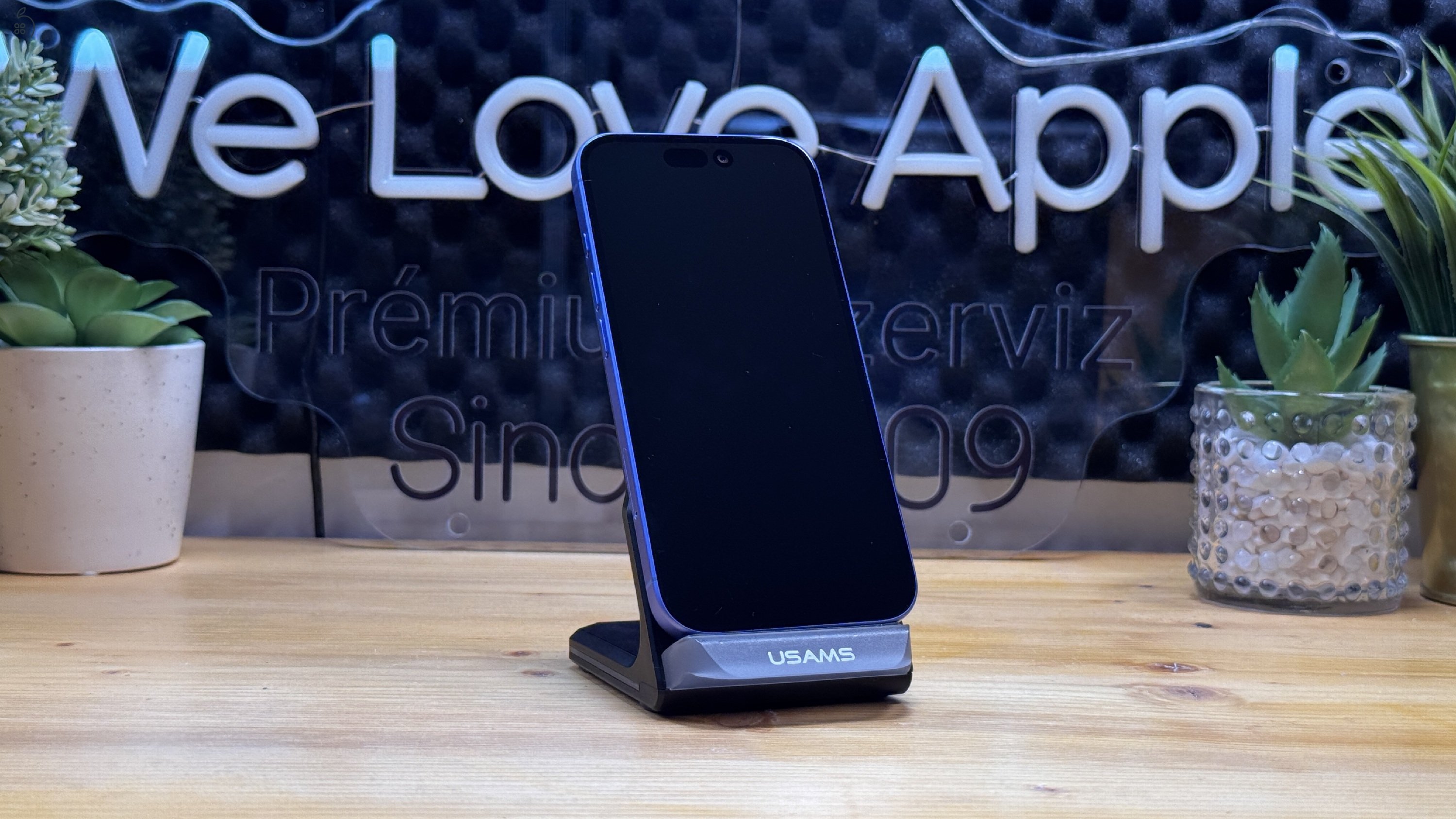  iPhone 16, 128GB, Kék, 100% Akku, Független - 1ÉV Garancia, Számla 