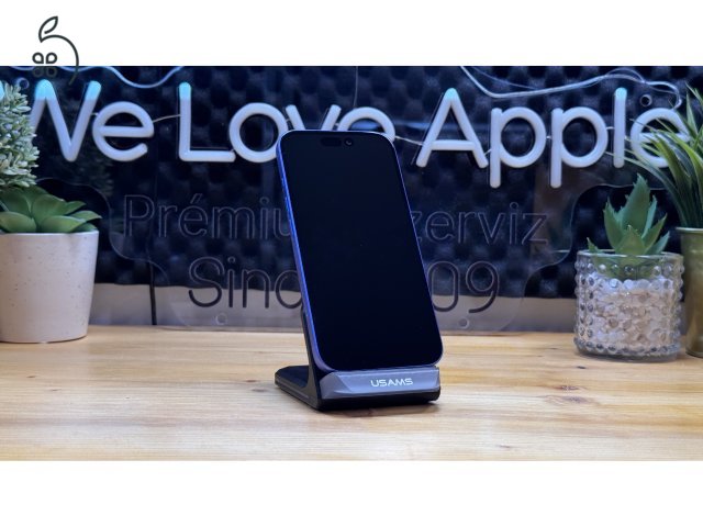  iPhone 16, 128GB, Kék, 100% Akku, Független - 1ÉV Garancia, Számla 