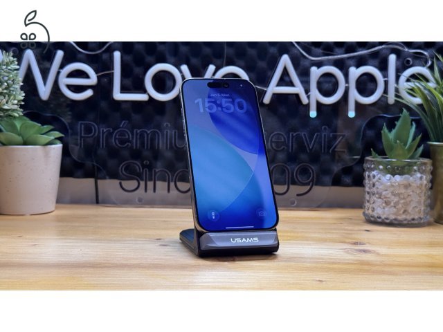  iPhone 16 Pro, 256GB, Szürke, 100% Akku, Független - 1ÉV Garancia, Számla 