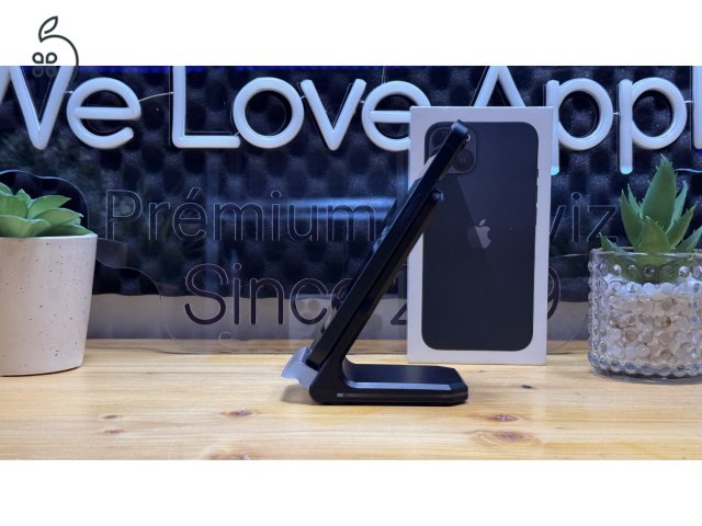  iPhone 13, 128GB, Fekete, Független - 1ÉV Garancia, Számla 