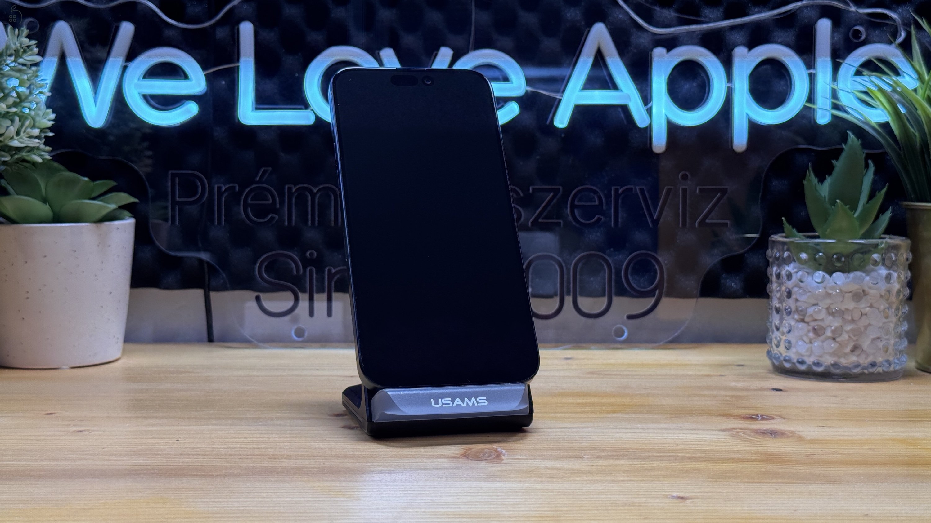  iPhone 15 Pro Max, 256GB, Kék, Független - 1ÉV Garancia, Számla 