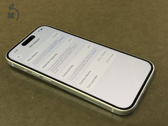 iPhone 15 Fehér 128GB