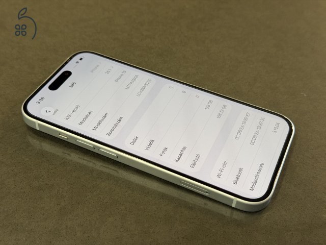 iPhone 15 Fehér 128GB