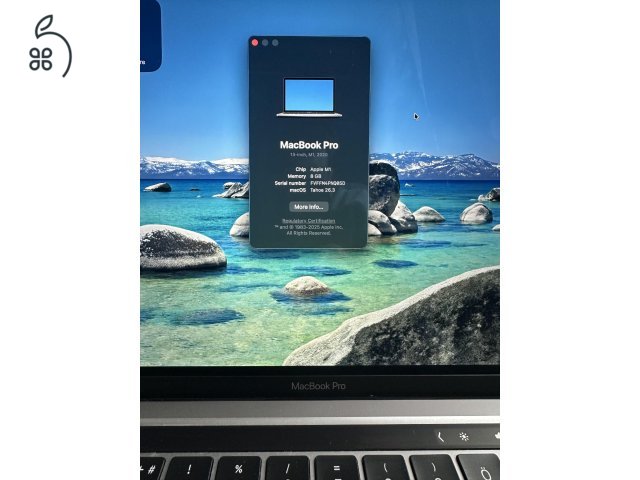 2020 MacBook Pro 13-inch M1 szép állapotú