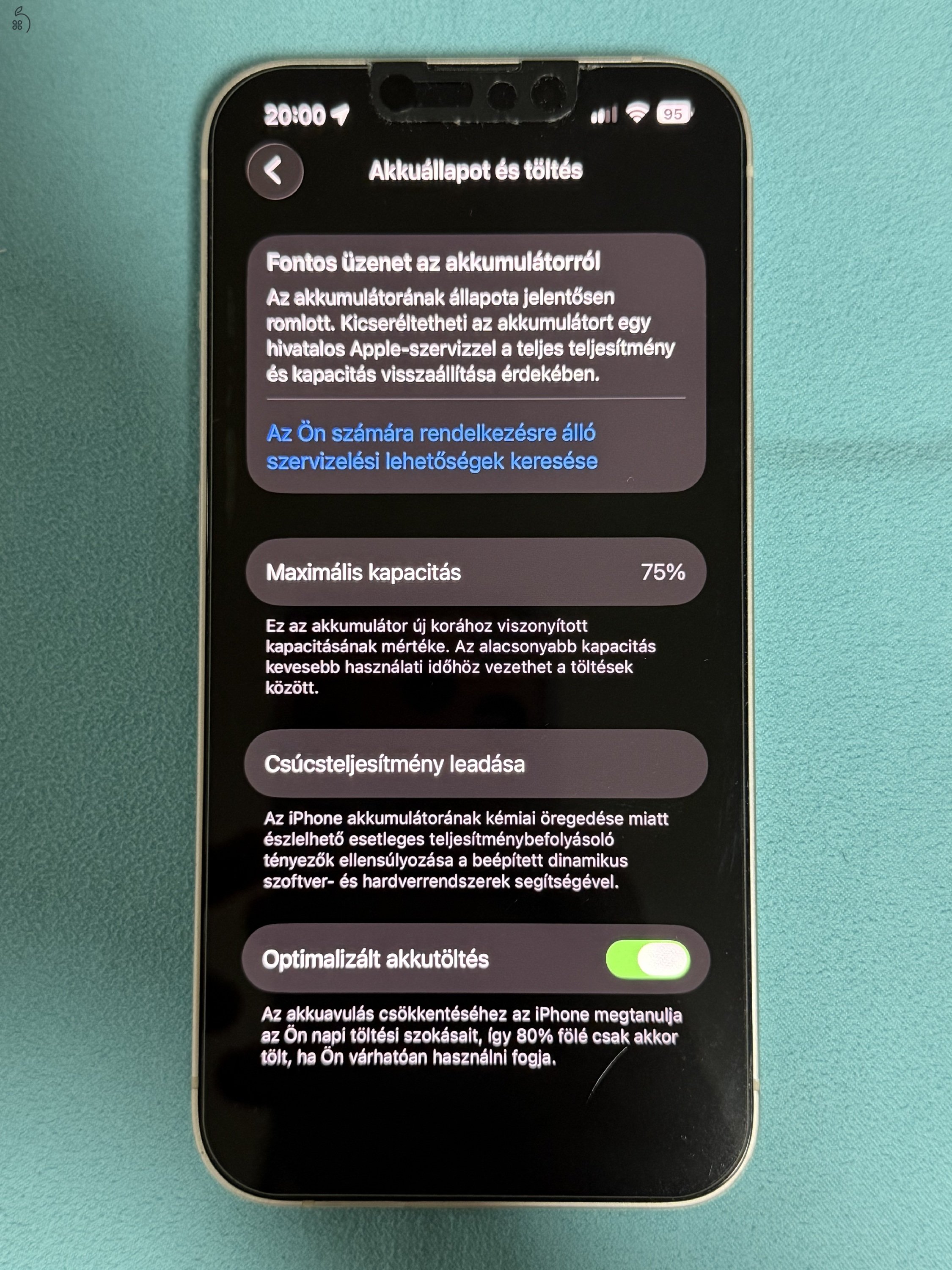 iPhone 13 Starlight 128 GB kártyafüggetlen