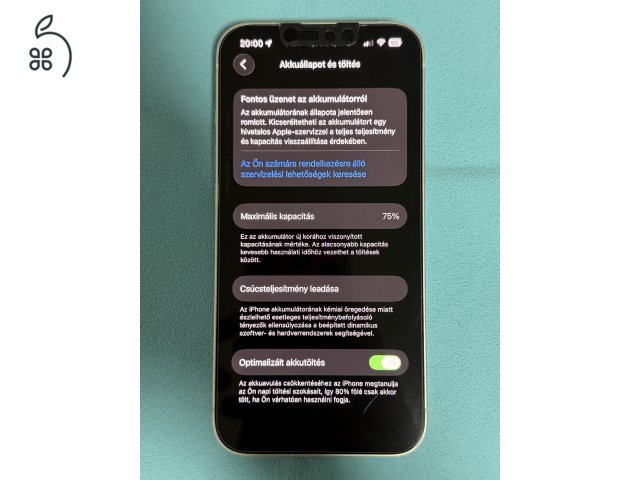 iPhone 13 Starlight 128 GB kártyafüggetlen