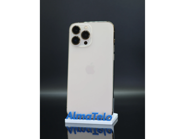 Apple iPhone 13 Pro Max 256 GB Gold 100% akku - 12 HÓ GARANCIA