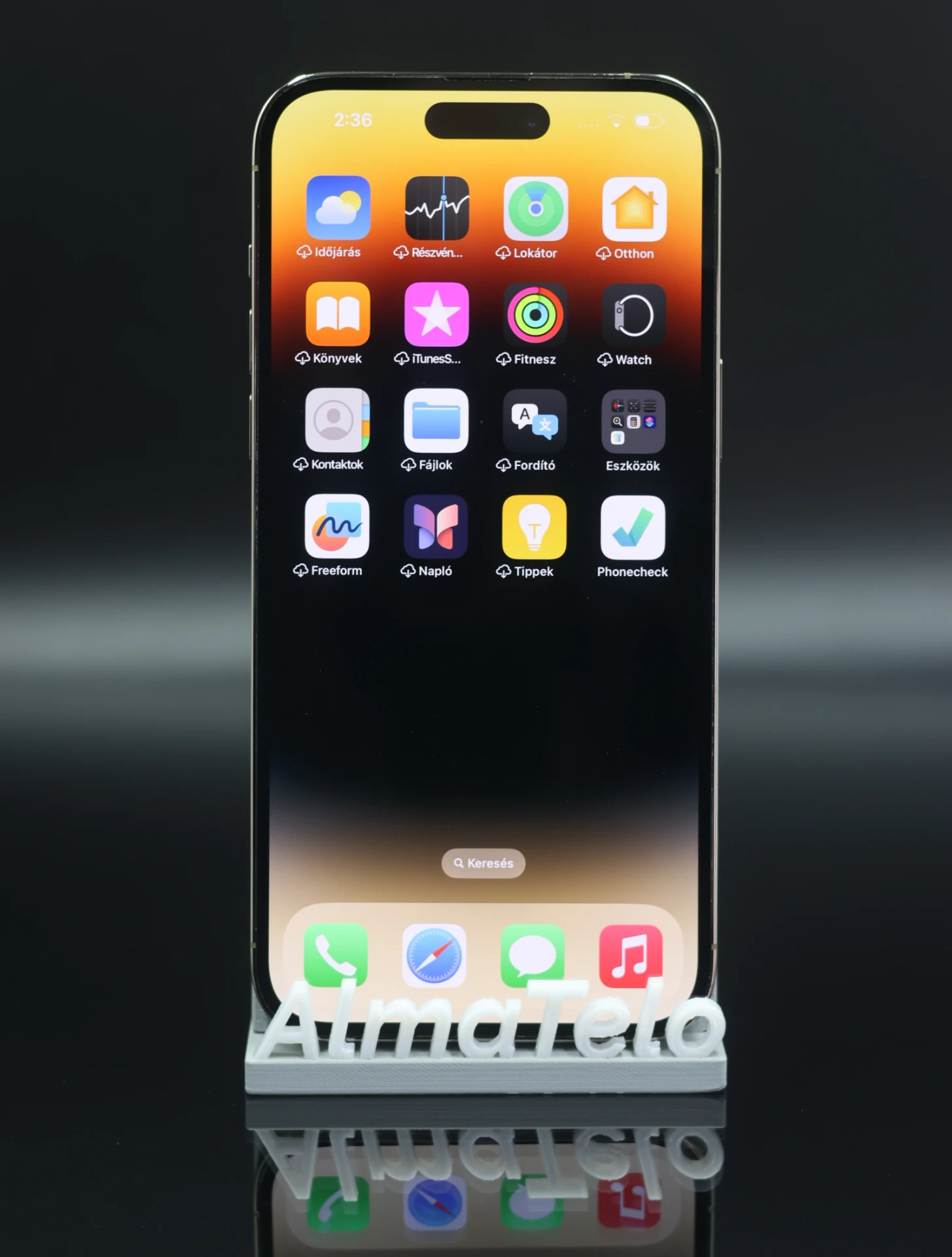 Apple iPhone 14 Pro Max 256 GB Gold 100% akku - 12 HÓ GARANCIA