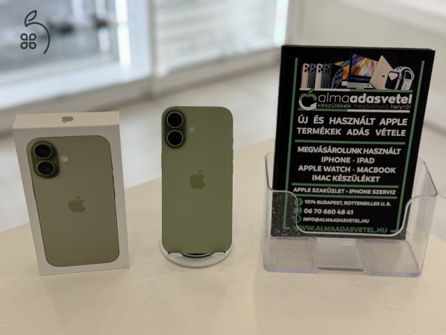 iPhone 17 256GB Zöld Független Hibátlan/2028.09.26.Gar./Akku 100%/p4672