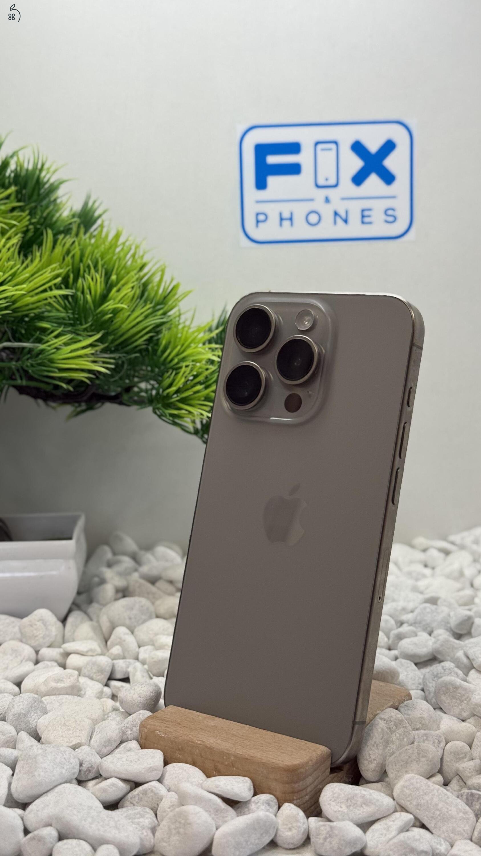 iPhone 15 Pro 128GB Független 100% akkumulátor Újszerű állapot