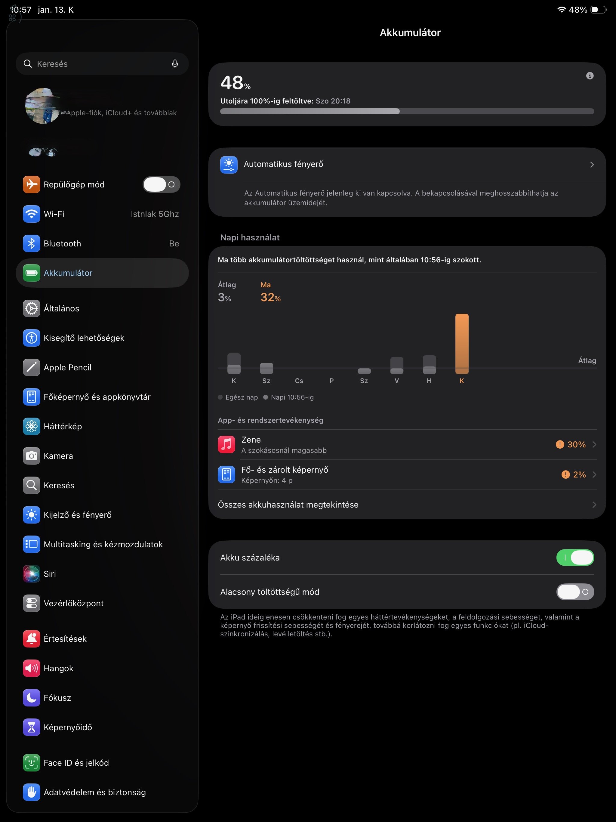 iPad Pro 12,9” (2019) – Space Gray, ajándék billentyűzettel