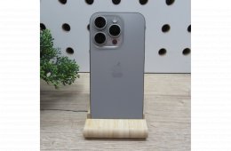 Apple iPhone 15 Pro 128GB Natural Titanium használt, karcmentes 92% akku – 6 hónap garancia
