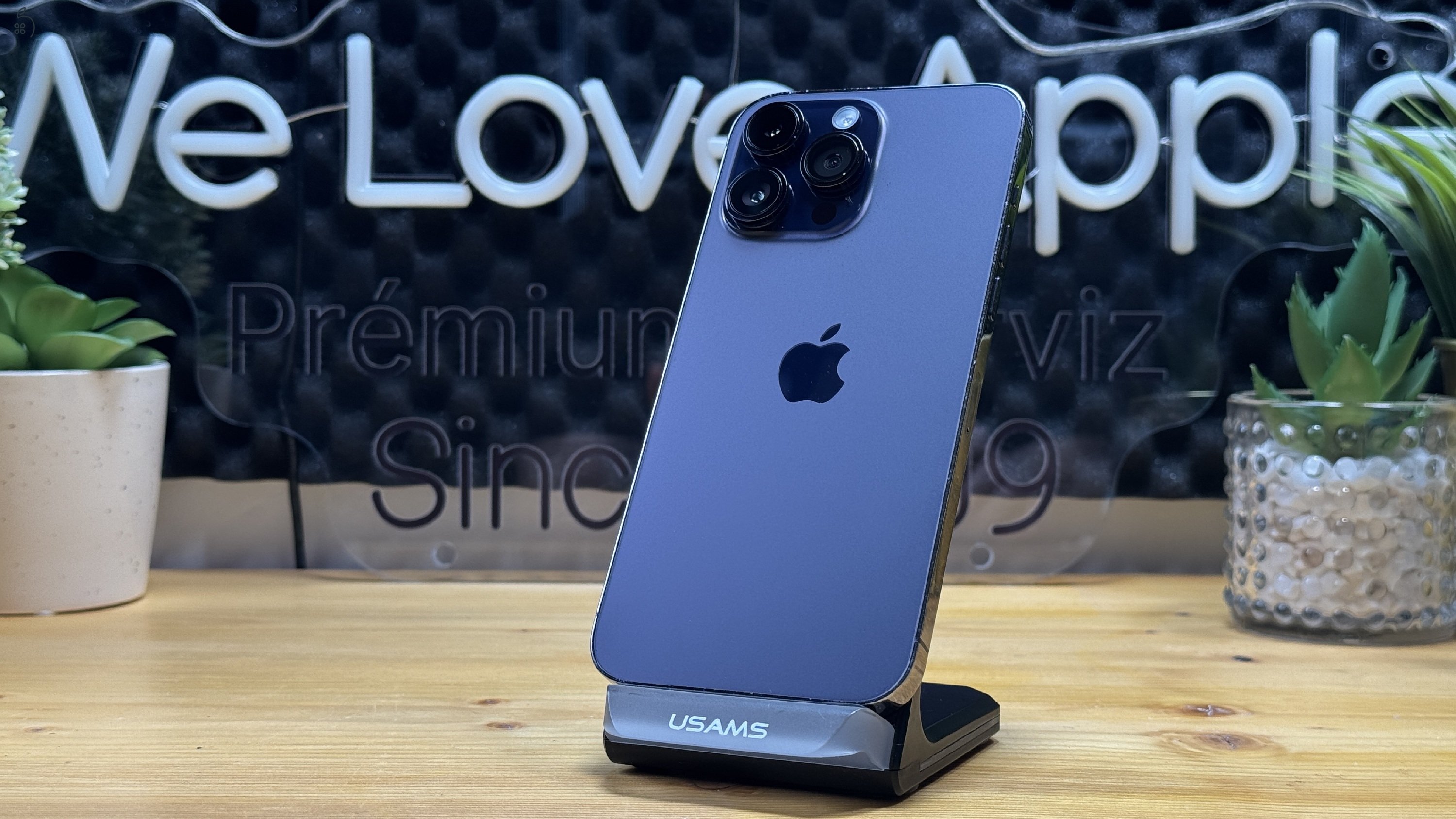  iPhone 14 Pro Max 128GB Lila, Független - Garancia, Számla 