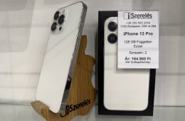 Garanciával iPhone 13 Pro 128 GB független fehér ÚJ AKKUVAL (2) iSzerelés.hu