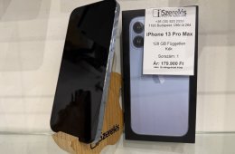 Garanciás iPhone 13 Pro Max 128GB független kék ÚJ AKKU (1) iSzerelés.hu