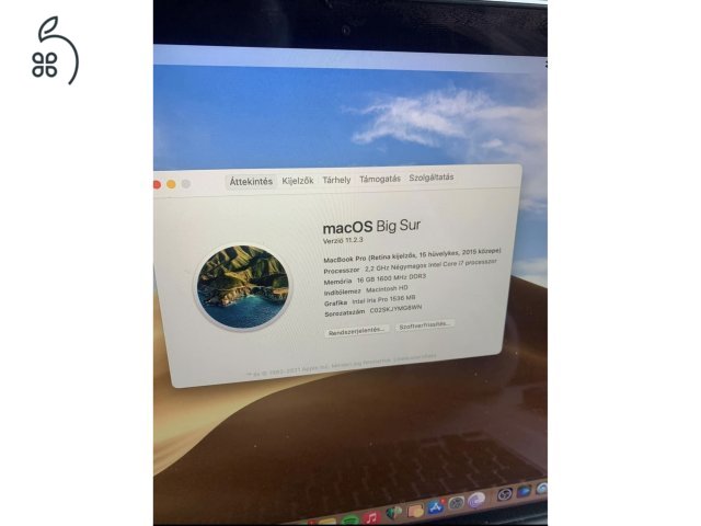 Apple Macbook Pro 2015 Mid Retina 15’