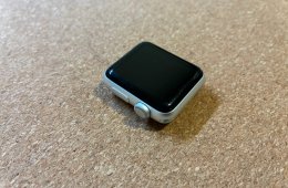 Apple Watch Series 3 GPS - 38mm, A1858, ezüst - használt