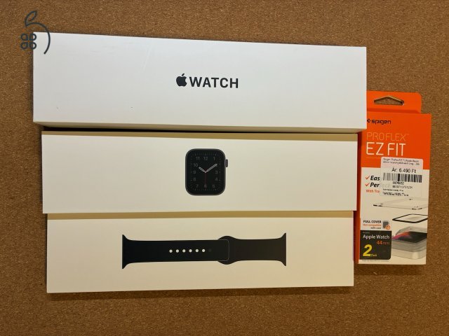 Apple Watch SE 1 (2020) GPS - 44mm, A2352, Asztroszürke - használt