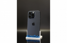 Apple iPhone 15 Pro 128 GB Blue Titanium 100% akku - 12 HÓ GARANCIA