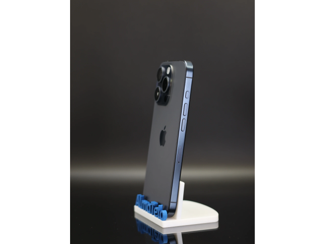 Apple iPhone 15 Pro 128 GB Blue Titanium 100% akku - 12 HÓ GARANCIA