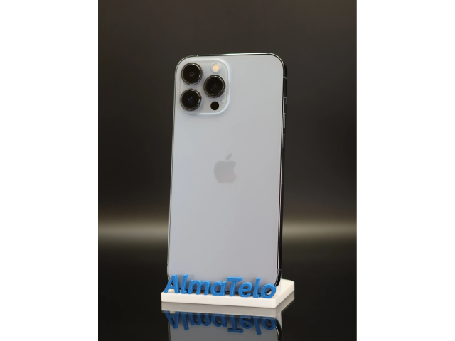 Apple iPhone 13 Pro Max 256 GB Sierra Blue 100% akku - 12 HÓ GARANCIA