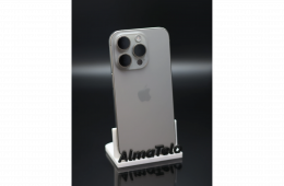 Apple iPhone 15 Pro Max 256 GB Natural Titanium 100% akku - 12 HÓ GARANCIA