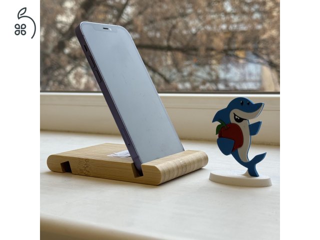 HIBÁTLAN iPhone 12 128GB Purple -1 ÉV GARANCIA - Kártyafüggetlen, MS4364