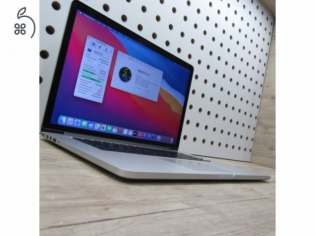 Apple MacBook Pro Retina 15 (Mid 2015) 16GB/500GB használt, megkímélt, akku 86%