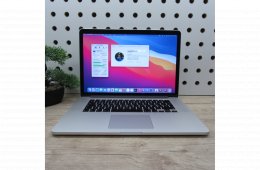 Apple MacBook Pro Retina 15 (Mid 2015) 16GB/500GB használt, megkímélt, akku 86%