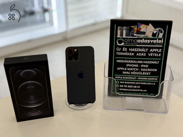 iPhone 12 Pro 256GB Független Újszerű/1 hónap gar./Akku 80%/p4677