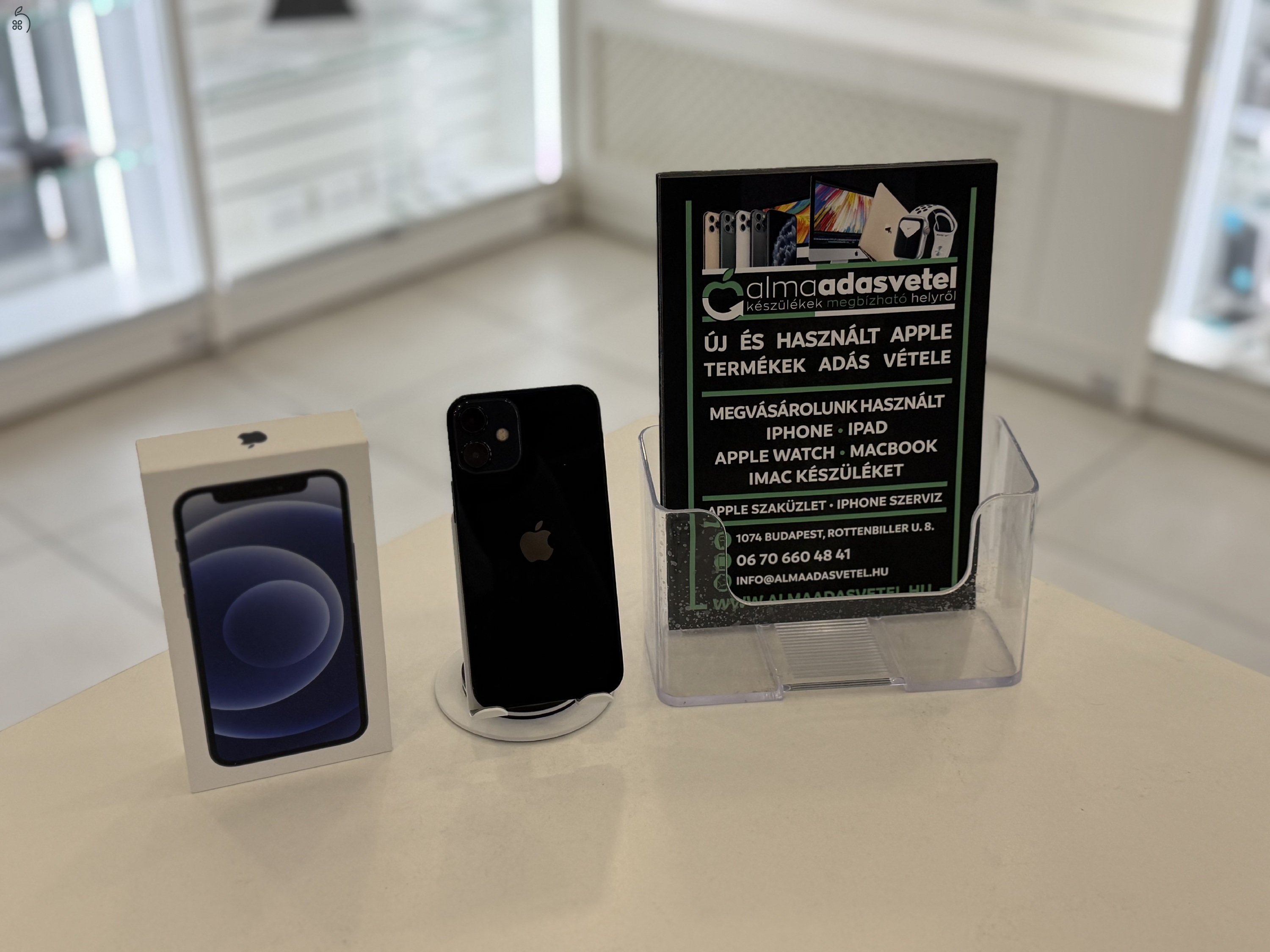 iPhone 12 Mini 64GB Független Megkímélt/1 hónap gar./Akku 87%/p4678